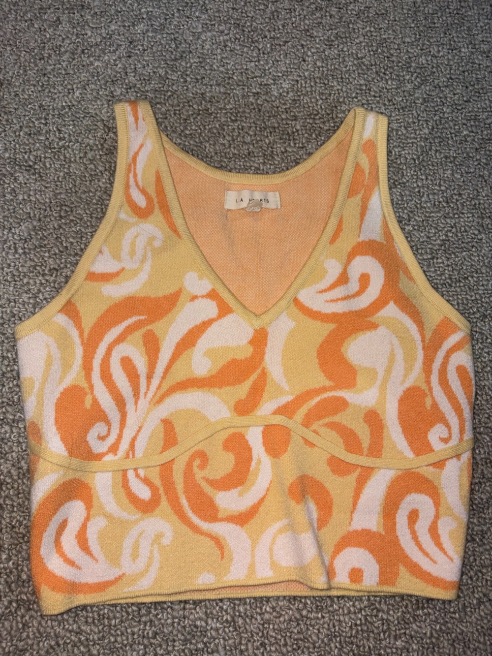 L.A. Hearts crop tank top